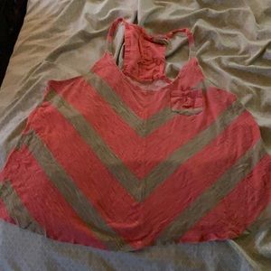 Unionbay Oink and Tan Racerback Tank Top